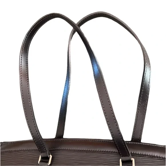 LOUIS VUITTON Madeleine PM Epi Leather Black Shoulder Bag Handbag Purse